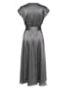 Cream Jurk "Loretta" antraciet