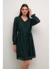 Cream Kleid "Tiley" in Petrol