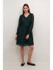 Cream Kleid "Tiley" in Petrol