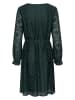 Cream Kleid "Tiley" in Petrol