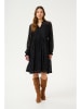 Cream Jurk "Tiley" zwart