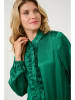 Cream Blouse "Loretti" groen