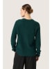 SAINT TROPEZ Sweter "Tuesday" w kolorze morskim