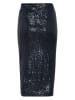 SAINT TROPEZ Paillettenrok "Suse" zwart