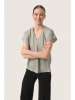 SAINT TROPEZ Bluse "Loana Marija" in Grau