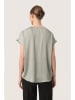 SAINT TROPEZ Bluse "Loana Marija" in Grau