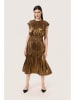 SAINT TROPEZ Kleid "Elvie Layna" in Bronze