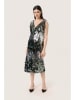 SAINT TROPEZ Kleid "Adine" in Schwarz/ Silber