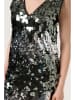 SAINT TROPEZ Kleid "Adine" in Schwarz/ Silber