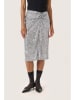 SAINT TROPEZ Paillettenrok "Botilde" zilverkleurig