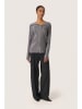 SAINT TROPEZ Longsleeve "Skylara" in Silber