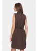 SAINT TROPEZ Kleid "Aileen" in Dunkelbraun