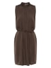 SAINT TROPEZ Kleid "Aileen" in Dunkelbraun