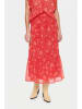 SAINT TROPEZ Rock "Taniz" in Rot/ Orange