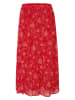 SAINT TROPEZ Rock "Taniz" in Rot/ Orange