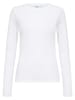 SAINT TROPEZ Longsleeve "Aster" in Weiß