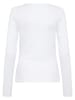 SAINT TROPEZ Longsleeve "Aster" in Weiß
