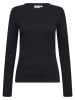 SAINT TROPEZ Longsleeve "Aster" in Schwarz