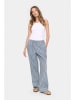 SAINT TROPEZ Hose "Filia" in Hellblau/ Grau
