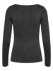 SAINT TROPEZ Longsleeve "Dagny" in Schwarz