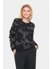 SAINT TROPEZ Sweter "Halima" w kolorze czarnym