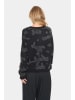 SAINT TROPEZ Sweter "Halima" w kolorze czarnym
