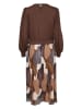 CULTURE Jurk "Carly" bruin
