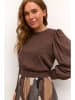 CULTURE Kleid "Carly" in Braun