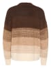 CULTURE Pullover "Gola" in Braun/ Beige/ Creme