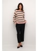 CULTURE Pullover "Anthonia" in Rosa/ Creme/ Anthrazit