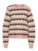 CULTURE Pullover "Anthonia" in Rosa/ Creme/ Anthrazit