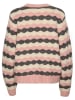 CULTURE Pullover "Anthonia" in Rosa/ Creme/ Anthrazit