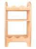 Folkifreckles Nachttisch "Lola" in Beige - (B)40 x (H)70 x (T)30 cm