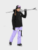 Siroko Softshell-Ski-/ Snowboardjacke "W2-W" in Schwarz