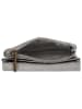 Charm Portemonnee "Elisa" zilverkleurig/zwart - (L)11,5 x (H)7,5 x (D)1,5 cm