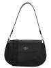 Charm Schultertasche "Montmartre" in Schwarz - (L)28 x (H)17 x (T)4,5 cm