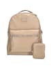 Charm Rucksack "Odeon" in Beige - (B)23 x (H)30 x (T)10 cm