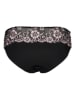 LASCANA Panty in Schwarz/ Rosa