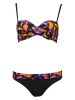 Vivance Bikini in Schwarz/ Orange/ Lila