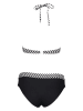 JETTE Bikini in Schwarz/ Weiß