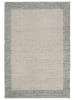 Flair Rugs Wollen tapijt "Boobble" crème/blauw
