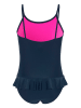 Polo Sylt Badeanzug in Dunkelblau/ Pink