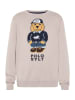 Polo Sylt Sweter w kolorze beżowym ze wzorem