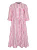 Polo Sylt Kleid in Weiß/ Pink