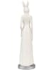 Clayre & Eef Decoratief figuur "Konijntje" wit - (B)5 x (H)20 x (D)5 cm
