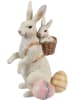 Clayre & Eef Figurka dekoracyjna w kolorze beżowym - 10 x 16 x 9 cm