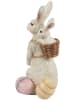 Clayre & Eef Decoratief figuur "Konijntje" beige - (B)10 x (H)16 x (D)9 cm