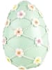 Clayre & Eef Decoratief object "Ei" mintgroen - (H)21 x Ø 16 cm