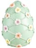 Clayre & Eef Decoratief object "Ei" mintgroen - (H)21 x Ø 16 cm