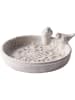 Clayre & Eef Voerbak lichtgrijs - (H)9 x Ø 24 cm